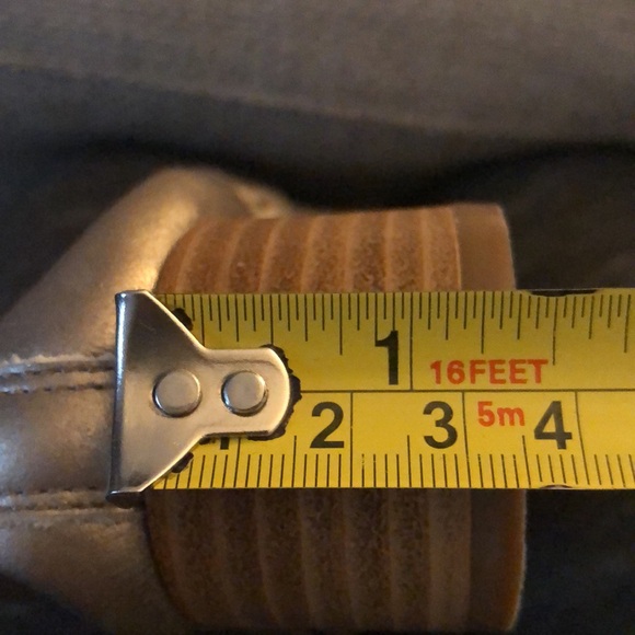 PIKOLINOS DARK GOLD ELASTICIZED SLIP-ON BLOCK HEEL SHOE SIZE EU 37 - Picture 10 of 16